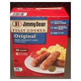 F - Jimmy Dean Original Fully Cooked Pork Sausage Links - 48 Count (8-Pack)