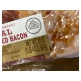 E - Hormel Natural Choice Uncured Bacon, Original Thick Cut, 2 x 20oz (Exp. 09/2025)