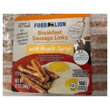 B - Food Lion Breakfast Sausage Links with Maple Syrup - 12 oz (340 g) - 4-Pack