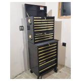 Clarke HD Plus 3 Tier Rolling Tool Chest with Keys