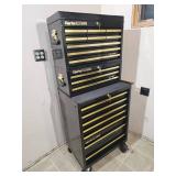 Clarke HD Plus 3 Tier Rolling Tool Chest with Keys