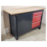 Craftsman Workbench with Locking Cabinet