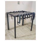 Iron Welding Table with Clamps