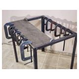 Iron Welding Table with Clamps
