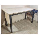 Commercial Grade Work Bench with Under Vise