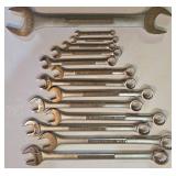 G - Craftsman Combination Wrench Set with Extra Open End Wrench