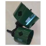 G - Collection of Hole Saws Including Milwaukee Hole Dozer