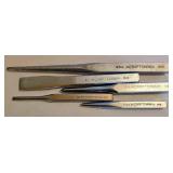G - Assorted Steel Wood Chisels, Punches and Borers Collection