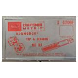 G - Craftsman Metric Kromedge Tap and Hexagon Die Set in Case