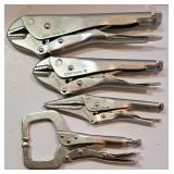 G - Assorted Hand Tools Including Wrenches, Pliers, and Hex Keys