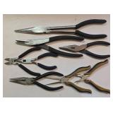 G - Assorted Hand Tools Including Wrenches, Pliers, and Hex Keys