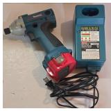 G - Makita 6916D 12V Cordless Impact Driver with Nuon Battery, Charger, and Case