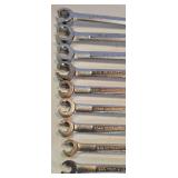 G - Set of 9 Craftsman Standard and Metric Brake Line Wrenches