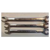 G - Set of 9 Craftsman Standard and Metric Brake Line Wrenches