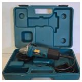 G - Makita 4 Inch Angle Grinder with Carry Case