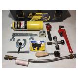 Plumbers Toolbox Packed with Accessories