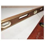 (2) Wooden Contractors Levels