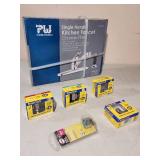 New in Box Kitchen Faucet with Plumbing Supplies