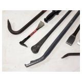 Large Assortment of Pry Bars