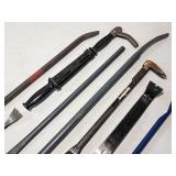 Large Assortment of Pry Bars