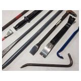 Large Assortment of Pry Bars