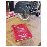 Craftsman 10" Radial Arm Saw Mounted on a Rolling Base