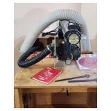 Craftsman 10" Radial Arm Saw Mounted on a Rolling Base