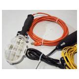 (2) Mechanics Drop Lights and Power Strip