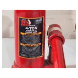(1) Big Red 4-Ton Hydraulic Jack & (2) 1-Ton Scissors Jacks