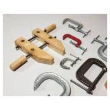 Large Assortment of Small Misc. Clamps