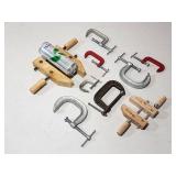 Large Assortment of Small Misc. Clamps