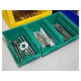 Assorted Organizer Bins with Contents