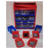 Assorted Organizer Bins with Contents
