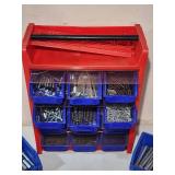 Assorted Organizer Bins with Contents