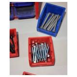 Assorted Organizer Bins with Contents