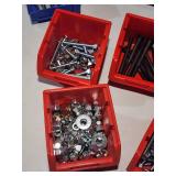 Assorted Organizer Bins with Contents