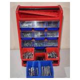 Assorted Organizer Bins with Contents