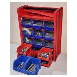 Assorted Organizer Bins with Contents
