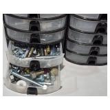 (4) Assorted Fastener Organizers with Contents