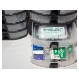 (4) Assorted Fastener Organizers with Contents