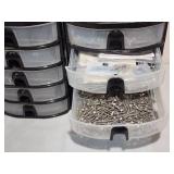(4) Assorted Fastener Organizers with Contents