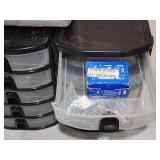 (4) Assorted Fastener Organizers with Contents