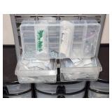 (4) Assorted Fastener Organizers with Contents