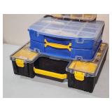 (3) Assorted Fastener Organizers with Contents
