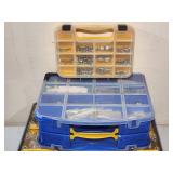 (3) Assorted Fastener Organizers with Contents