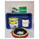 Assorted Shop VAC Air Filters and Air Supply Lines