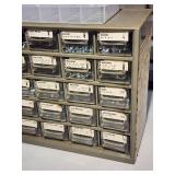 (2) Assorted Sized Organizer Storage Bins