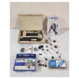Large Assortment of Dremel Accessories with Dremel