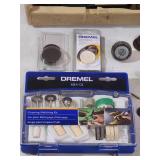 Large Assortment of Dremel Accessories with Dremel