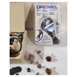 Large Assortment of Dremel Accessories with Dremel